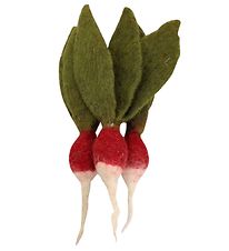 Papoose Play Food - 3 Pcs - Felt - Radishes