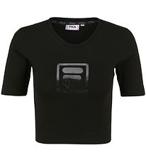 Fila T-Shirt - Pegeen - Bijgesneden - Zwart