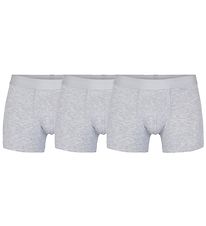 JBS Boxer nærbuxur - 3 Pakki - Bambus - Grátt