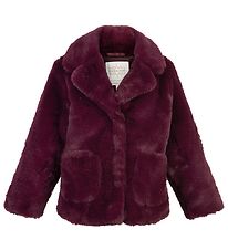 Creamie Jacka - Faux Fur - Fig