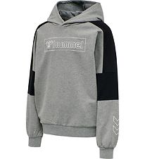 Hummel Hoodie - hmlBoxline - Grijs Gevlekt