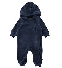 Smallstuff Onsie - Velour - Marinblå