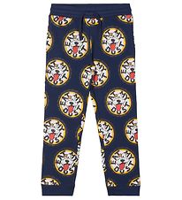 Stella McCartney Kids Joggingbuxur - Borða My Dust - Blár