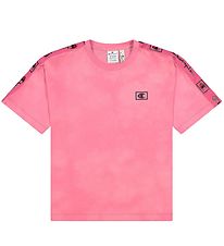 Champion Fashion T-Shirt - Roze m. Logo