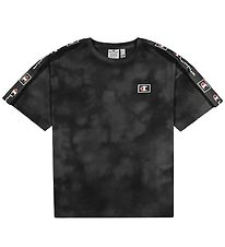 Champion Fashion T-Shirt - Noir av. Logo