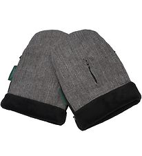 KongWalther Pram Gloves - Østerbro - Grey Morning w. Flee