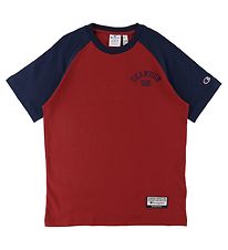 Champion Fashion T-Shirt - Rood/Navy