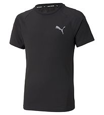 Puma T-Shirt - Evostripe Tee - Schwarz