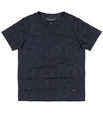 Emporio Armani T-Shirt - Navy m. Text