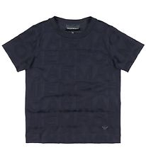 Emporio Armani T-Shirt - Marine av. Texte