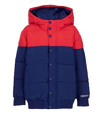 Emporio Armani Padded Jacket - Blue/Red