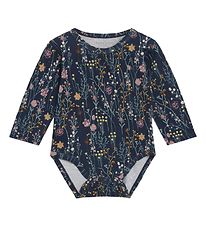 Hust and Claire Body l/ - Burda - Blomstertryck