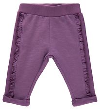Minymo Pantalon de Jogging - Grape Bourrage av. Froufrous