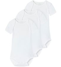 Name It Bodysuits s/s - Noos - NbnBody - 3-Pack - Bright White