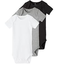 Name It Bodies k/ - Noos - NbnBody - 3-pack - Svart