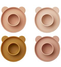 Liewood Egg cups - Silicone - Janus - 4-Pack - Mr Bear Rose Mult