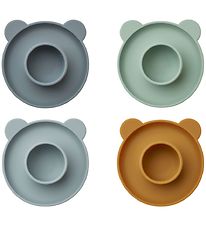 Liewood Egg cups - Silicone - Janus - 4-Pack - Mr Bear Blue Mult
