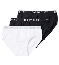 Name It Knickers - Noos - NkfBriefs - 3-Pack - Black