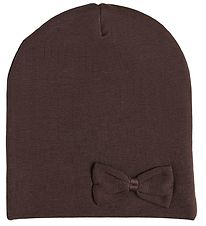 Racing Kids Húfa - 2-laga - Chocolate Brown M. Slaufa