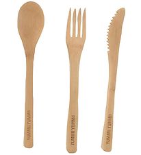 Yummii Yummii Cutlery - 3-Pack - Bamboo