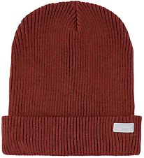 Name It Beanie - Knitted - Rib - NmnManoa - Apple Butter