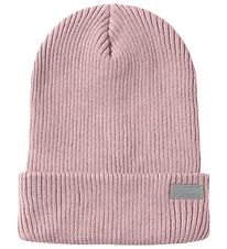 Name It Beanie - Knitted - Rib - NmnManoa - Violet Ice