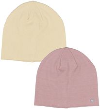 Name It Beanie - Bow - Knitted - 2-Pack - Peyote