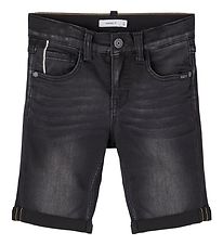 Name It Stuttbuxur - Gallaefni - Noos - NkmTheo - Black Denim