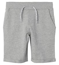 Name It Íþrótta stuttbuxur - Noos - NkmVermo - Grey Melange