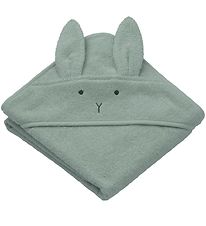 Liewood Serviette  Capuche - 70x70 cm - Albert - Rabbit Menthe