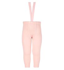 Condor Leggings w. Suspenders - Wool/Acrylic - Powder Rose