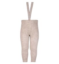 Condor Leggings av. Bretelles - Laine/Acrylique - Beige