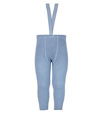 Condor Leggings w. Suspenders - Wool/Acrylic - Bluish