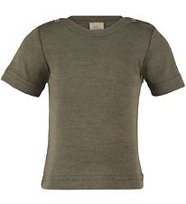 Engel T-shirt - Wool/Silk - Olive