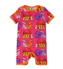 Smfolk Summer Romper - Carmine w. Cat