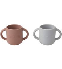 Liewood Cups - 2-Pack - Gene - Silicone - Dumbo Grey