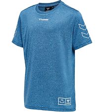 Hummel T-shirt - hmlMISTRAL - Vallarta Blue