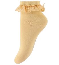 Minymo Ankle Socks - Straw