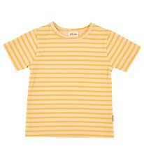 Petit Piao T-paita - Laukku - Yellow Aurinko Striped