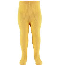 Melton Strumpfhosen - Rib - Yellow