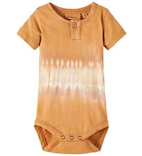 Lil' Atelier Bodysuit s/s - NbmHalfred - Iced Coffee