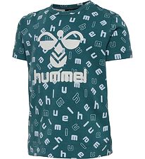 Hummel T-Shirt - hmlDroom - Blue Coral