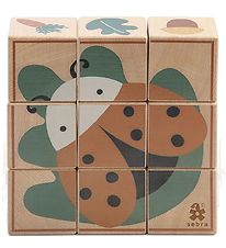 Sebra Blokpuzzel - Hout - Bos