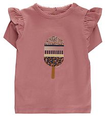 The New Broers en zussen T-Shirt - Cilly - Dusty Rose