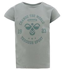 Hummel Stuttermabolur - hmlMalin - Chinois Green