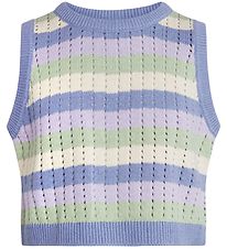 Grunt Top - Knitted - Cropped - Peasy - Purple Striped