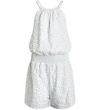 Grunt Jumpsuit - Zennia - Weiß m. Hellblau