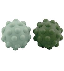 Tiny Tot Balls - Sensory Silcone Fidget Balls - 2-Pack - 7 cm -