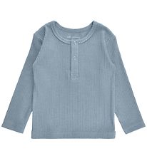 Blouse Soft Gallery - Rib - SGJason - Dusty Blue
