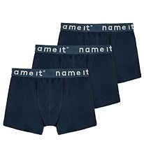 Name It Boxershorts - Noos - NkmBoxer - 3er-Pack - Dark Sapphire